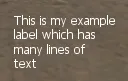 Example GUI label.